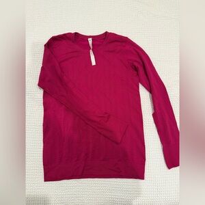Lululemon magenta Long Sleeve Top